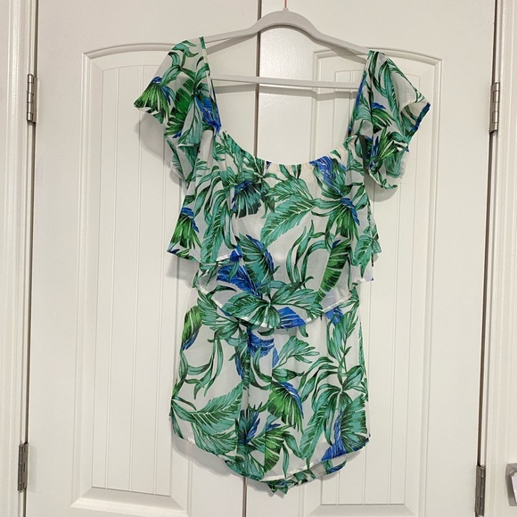 Tropical print romper - Picture 3 of 3